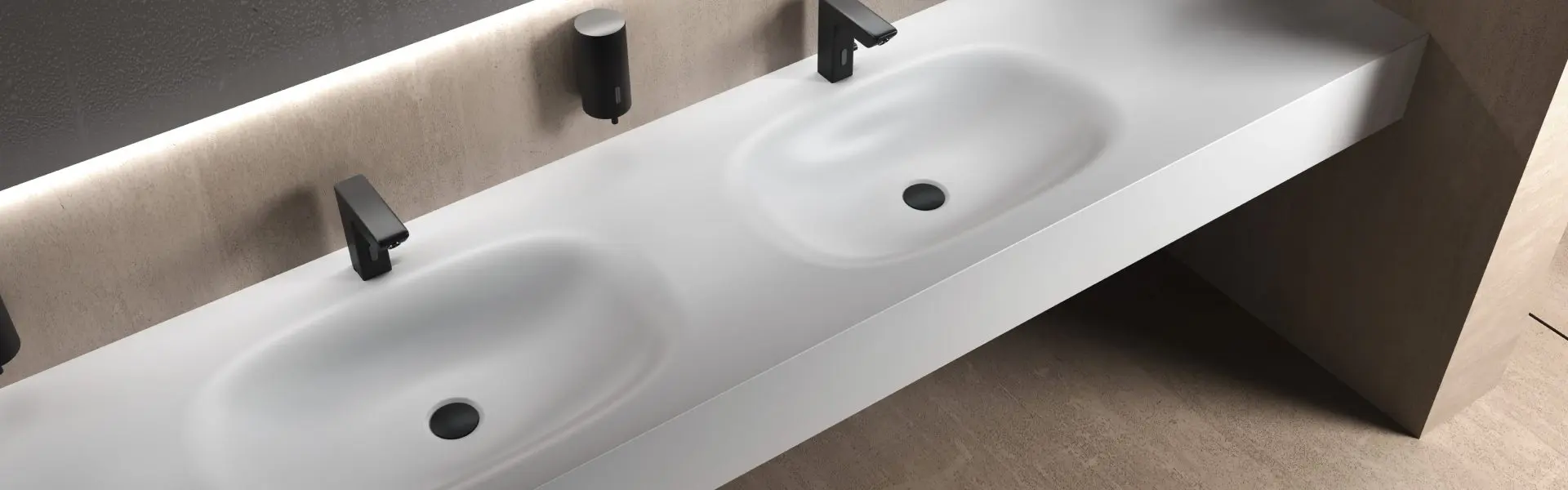 Introducing the new TRINITY range of custom vanity tops